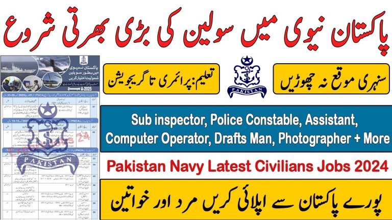 Join Pak Navy as Civilian 2024