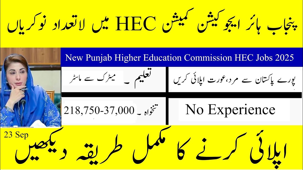 Punjab Higher Education Commission Jobs 2025 – Apply Now