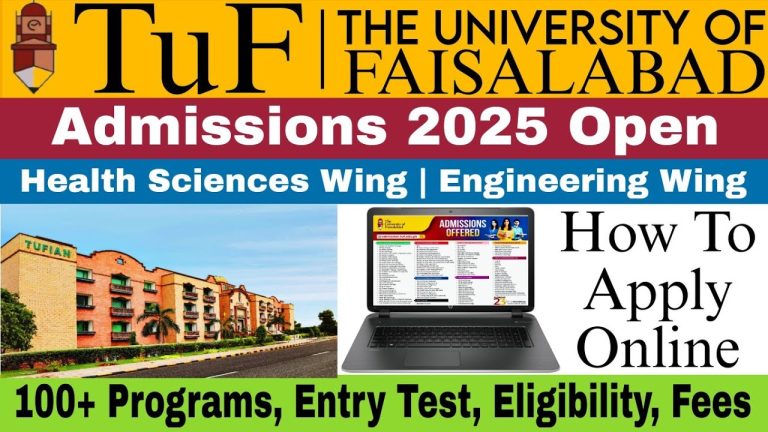 Faisalabad Medical University Diploma Admissions 2025