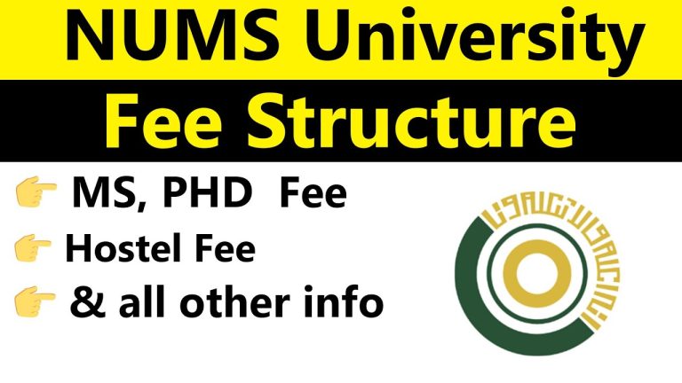NUMS Postgraduate Admissions Spring 2026: Apply Now For PhD, MPhil & More
