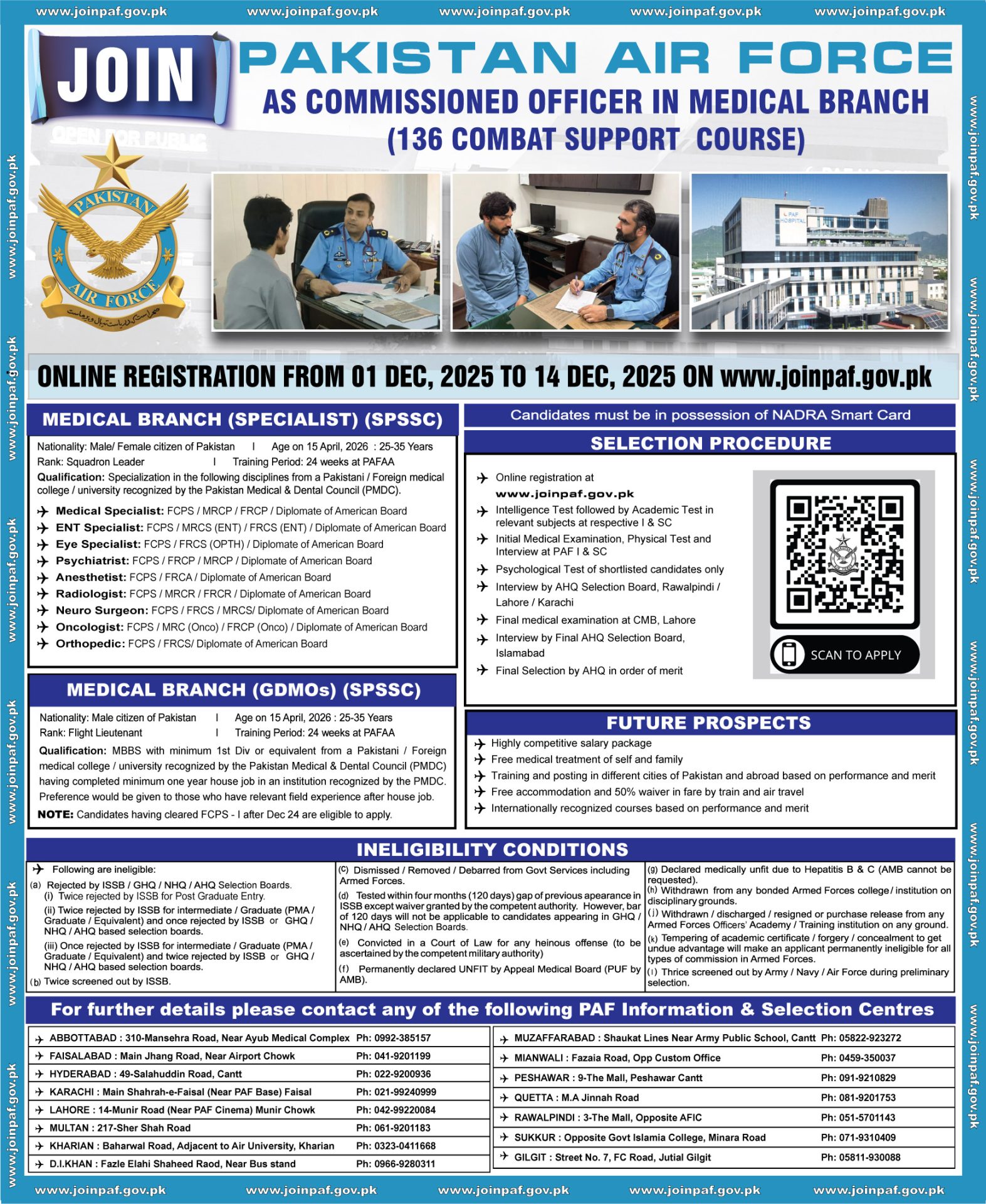 Join PAF As Commissioned Officer In Medical Branch 2026