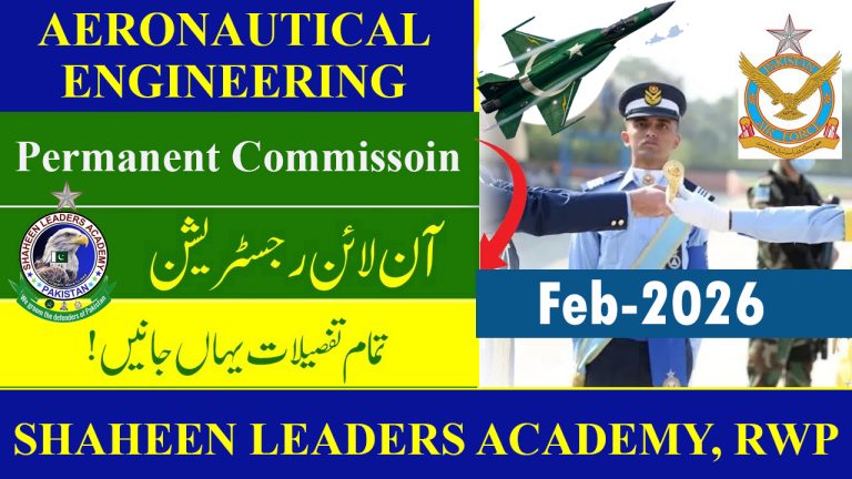 Aeronautical Engineering Officer (107-PC) Course Jobs in PAF 2026