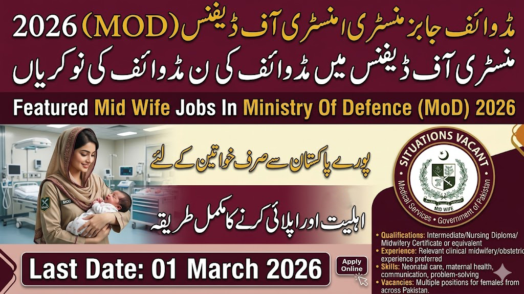 Mid Wife Jobs In Ministry Of Defence (MoD) 2026