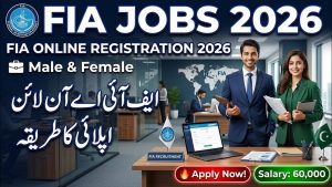 Federal Investigation Agency FIA Jobs 2026