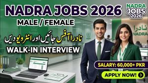 NADRA Jobs 2026 Islamabad Apply Online For Assistant Director
