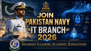 Join Pakistan Navy In Information Technology Branch 2026