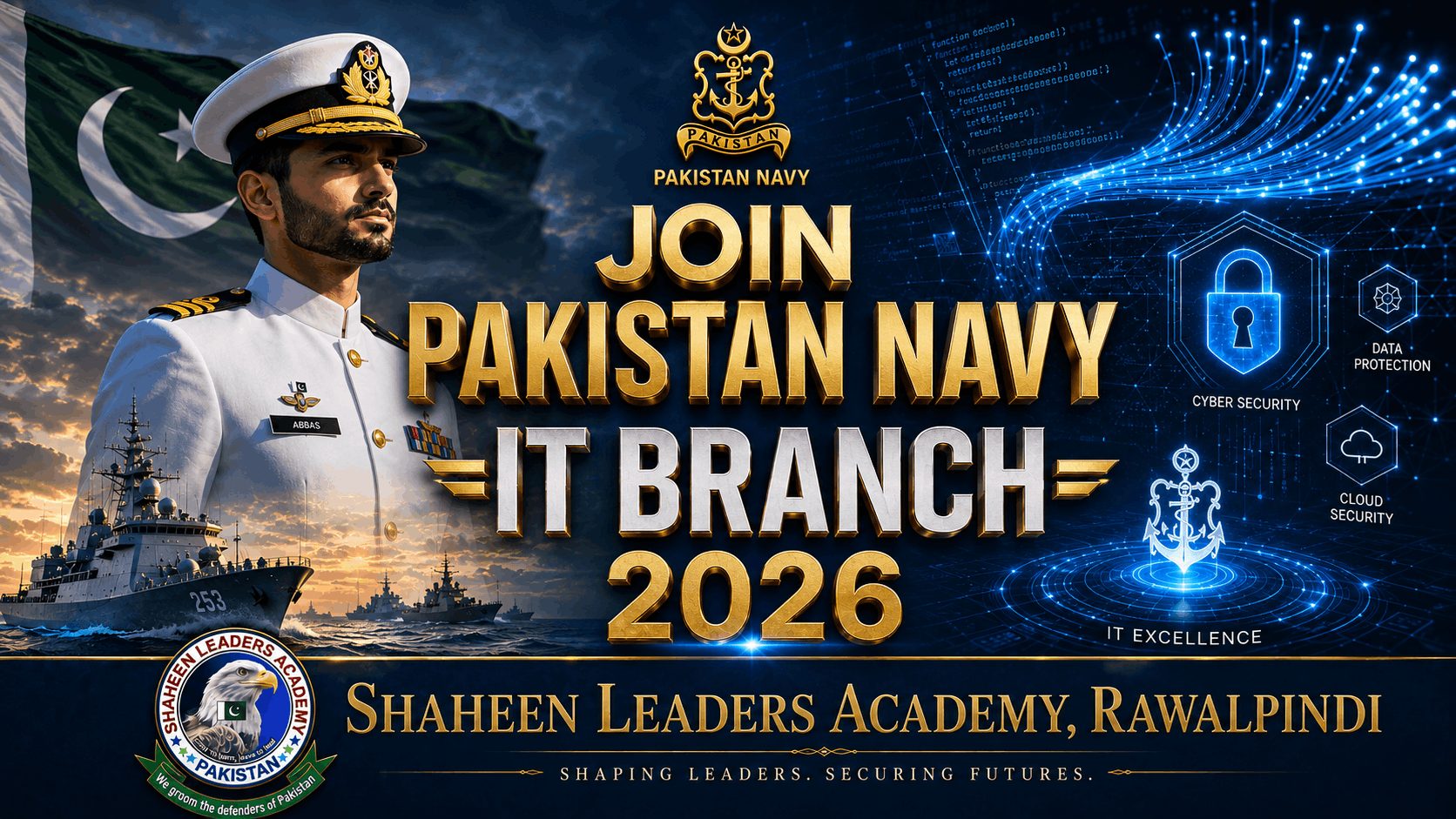 Join Pakistan Navy In Information Technology Branch 2026