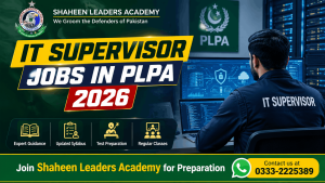 IT Supervisor Jobs In PLPA 2026 Apply Online