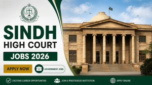 Sindh High Court Jobs 2026 Apply Now